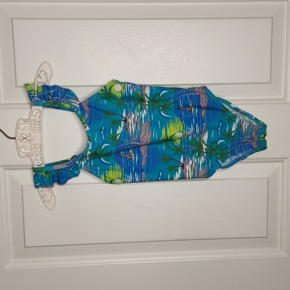 TROPICAL print swimsuit size 3/4